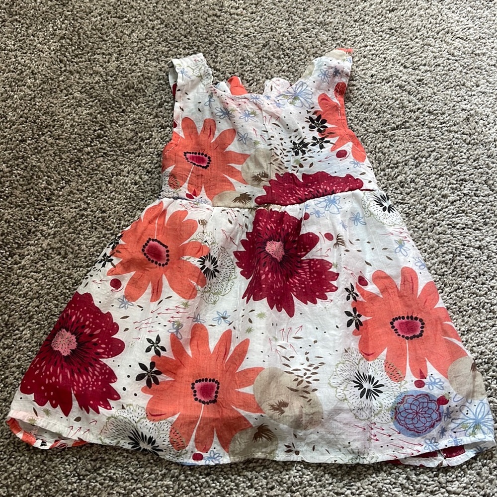 Beautiful Floral Summer Sun Dress